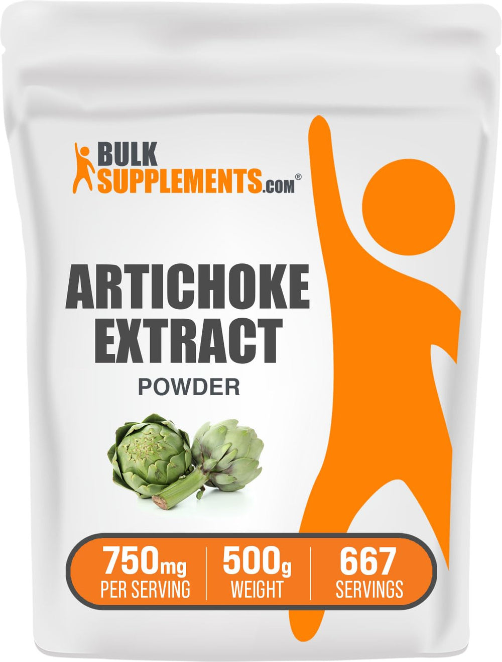 BulkSupplements Artichoke Extract Powder 500g tub