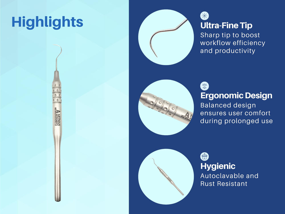 Color bands and braces being removed with ARTMAN tool