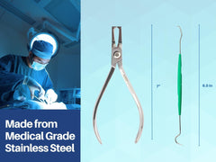 Ligature Tie Remover for braces in ARTMAN set