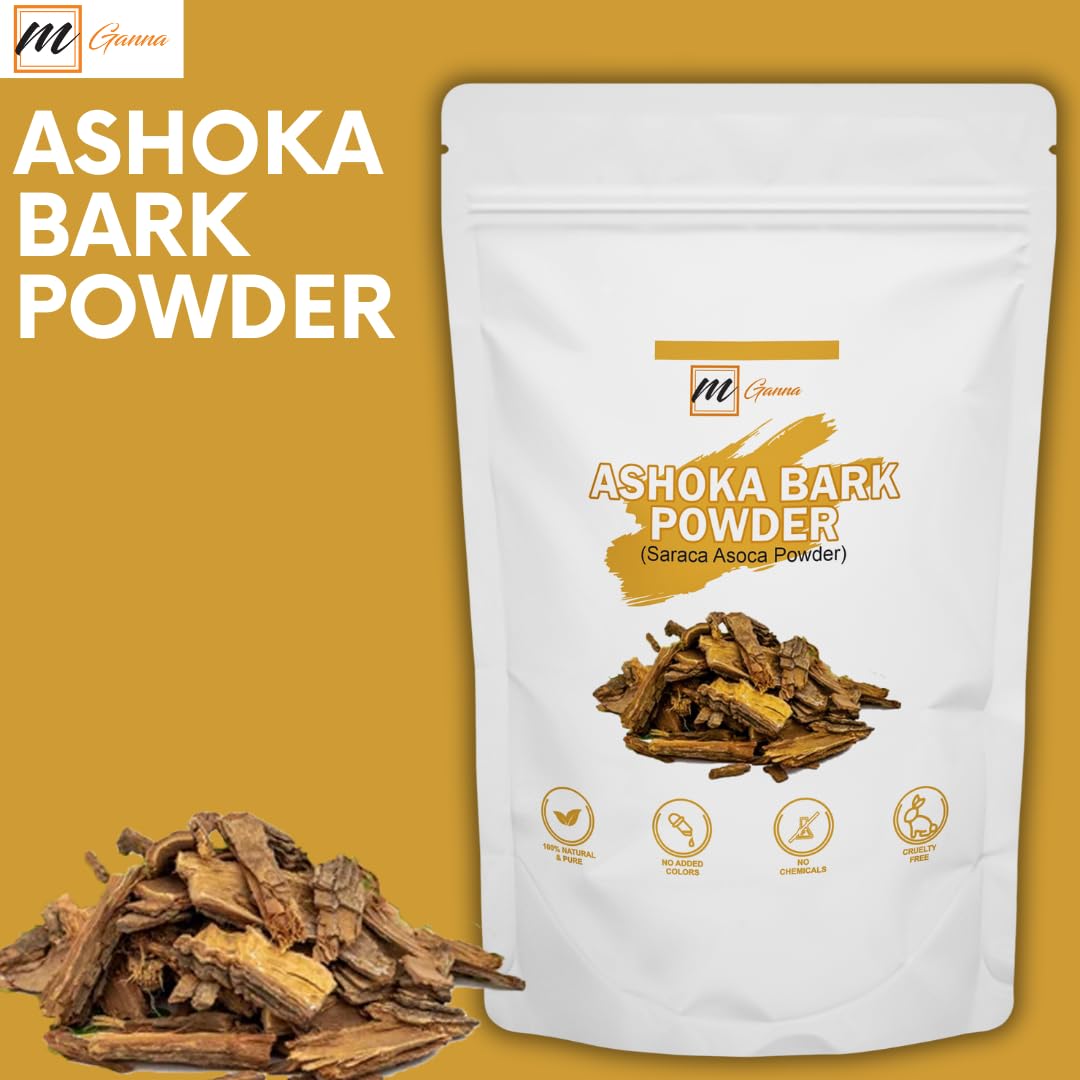 Packaging: jar of Ashoka Bark Powder