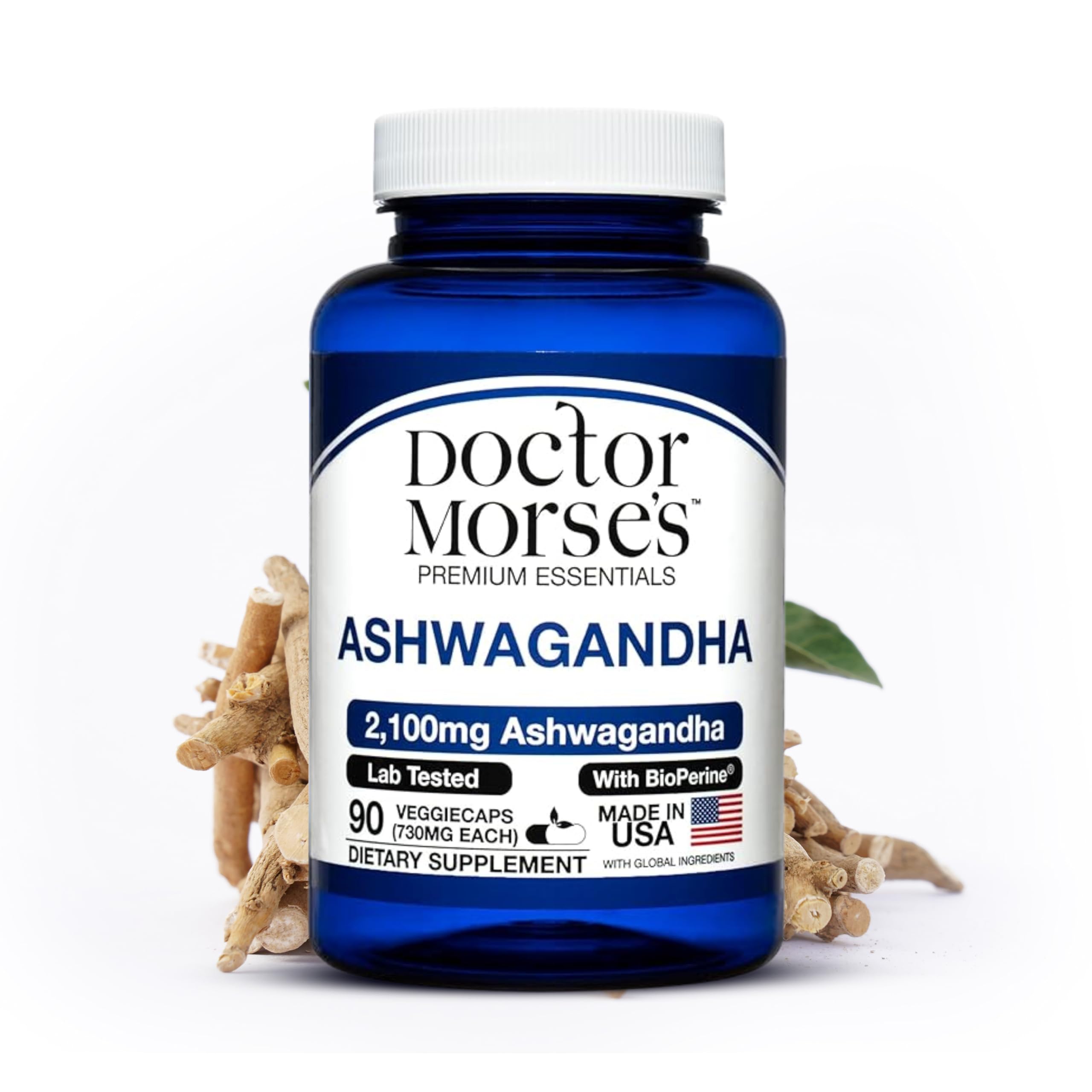 Ashwagandha 2100mg supplement bottle