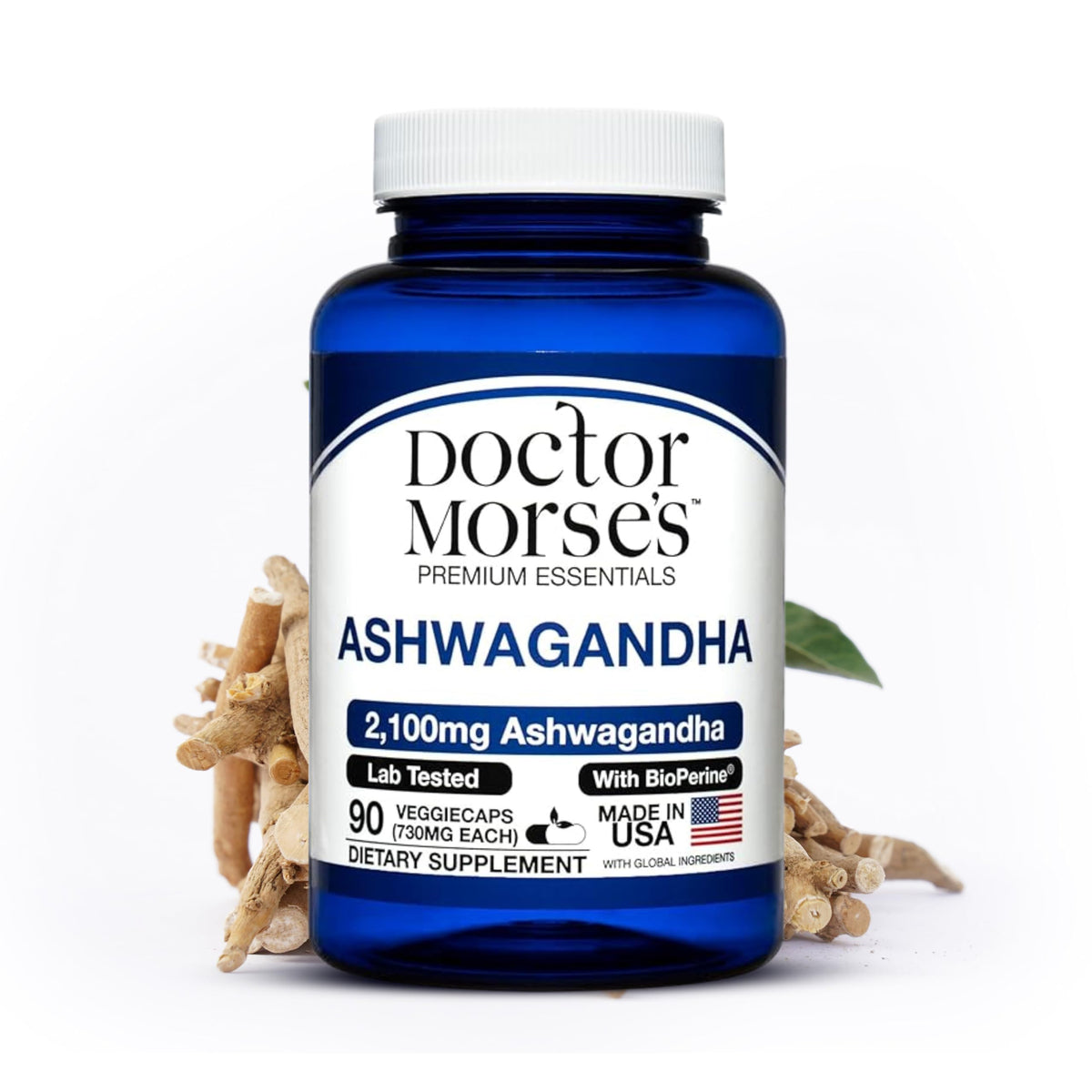 Ashwagandha 2100mg supplement bottle