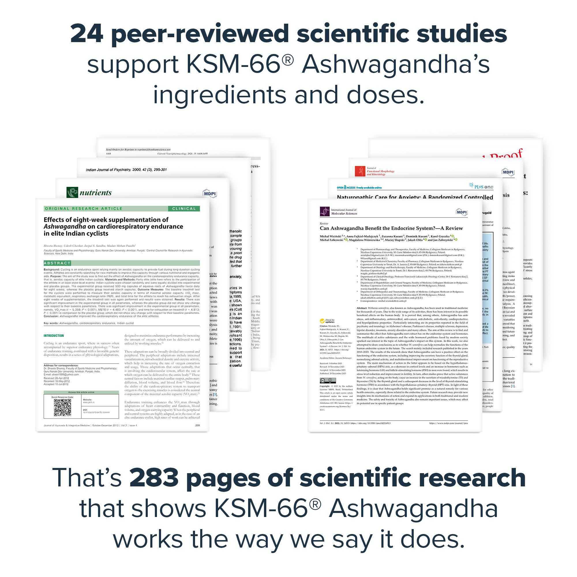 Graphic illustrating adaptogen benefits of ashwagandha