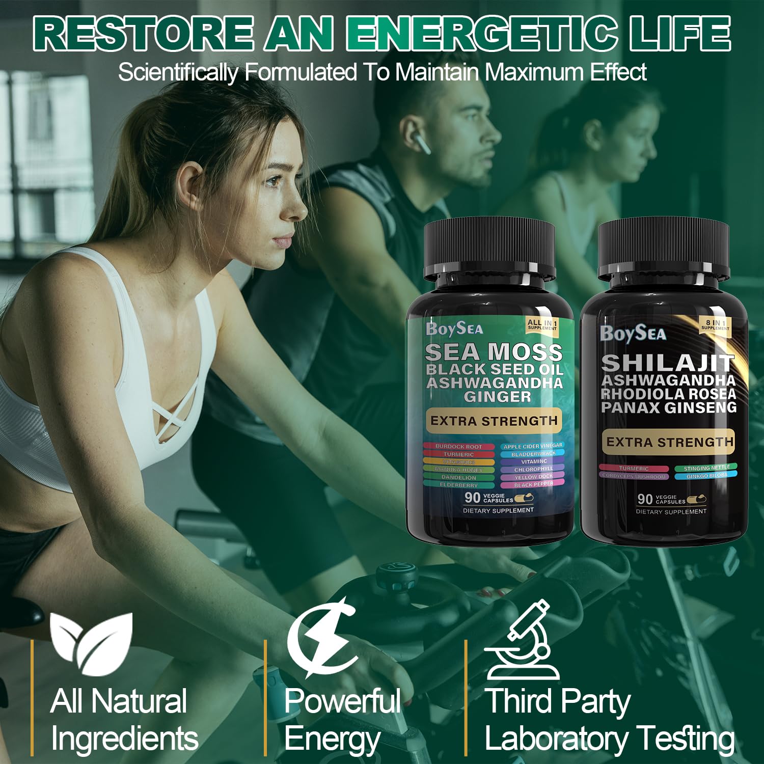 Ashwagandha capsules with ginger
