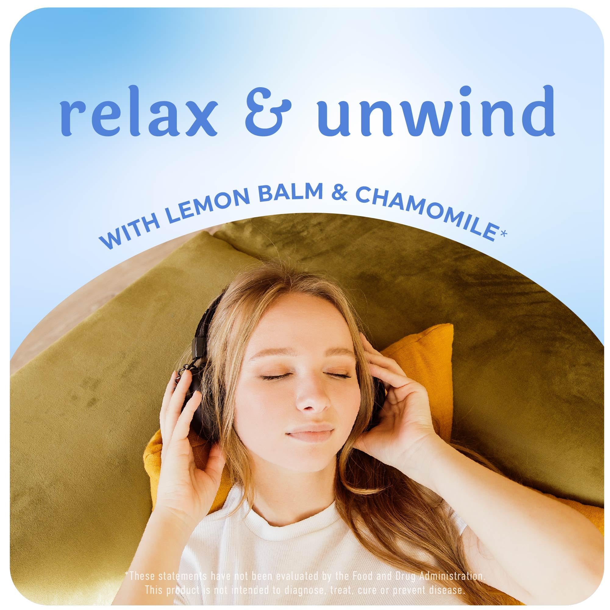 Ashwagandha and GABA ingredients illustration for teen stress relief