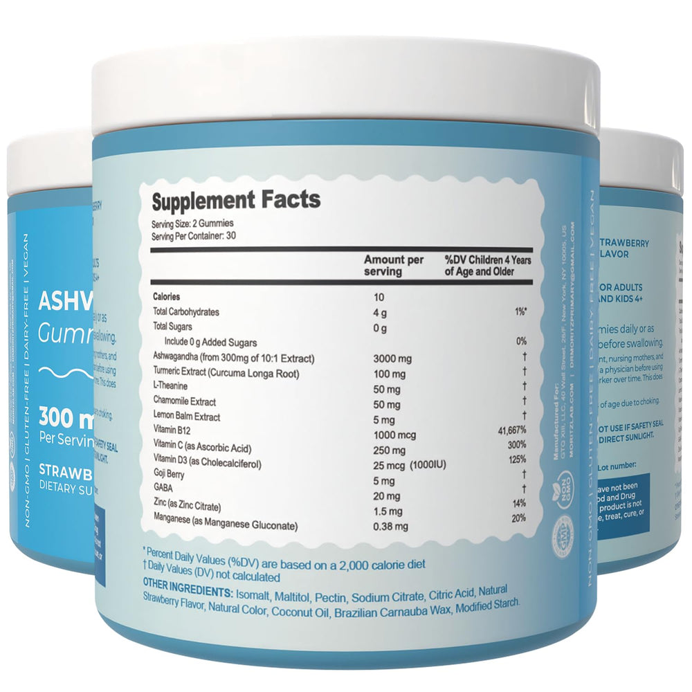 12-in-1 formula of DR. MORITZ Ashwagandha Gummies