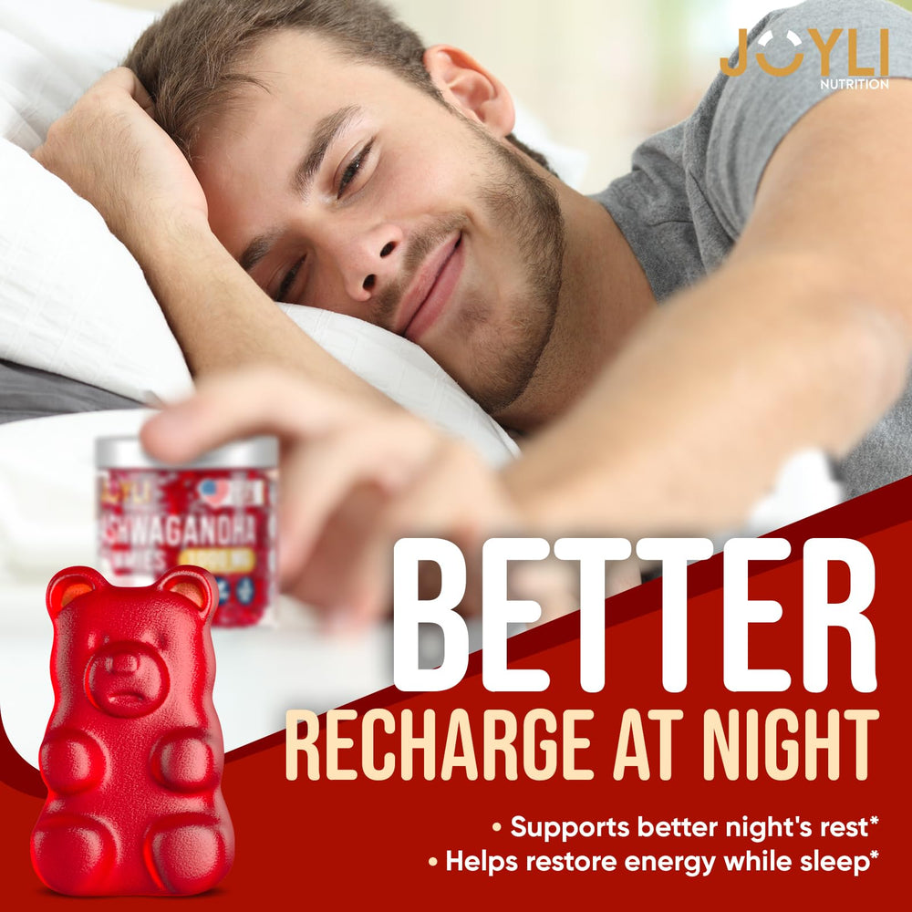 Ashwagandha Gummies packaging with label