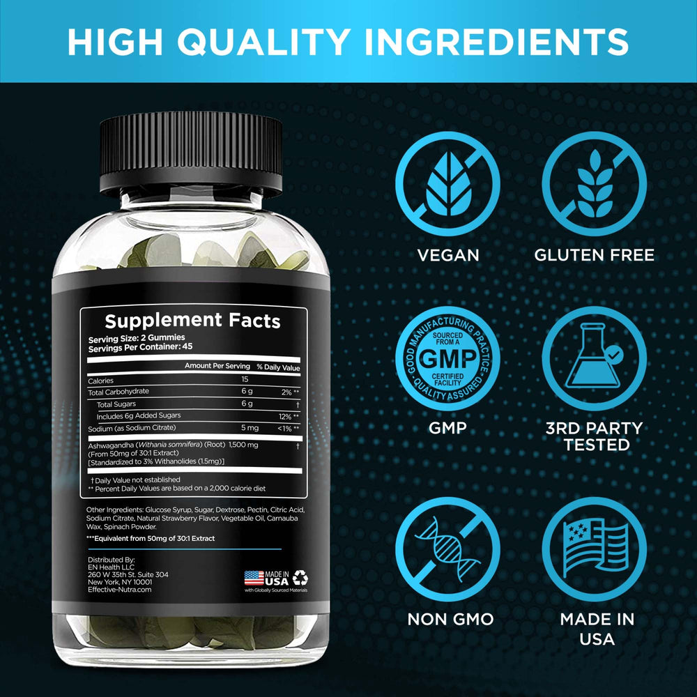 Naturally strawberry-flavored gummies, no artificial colors