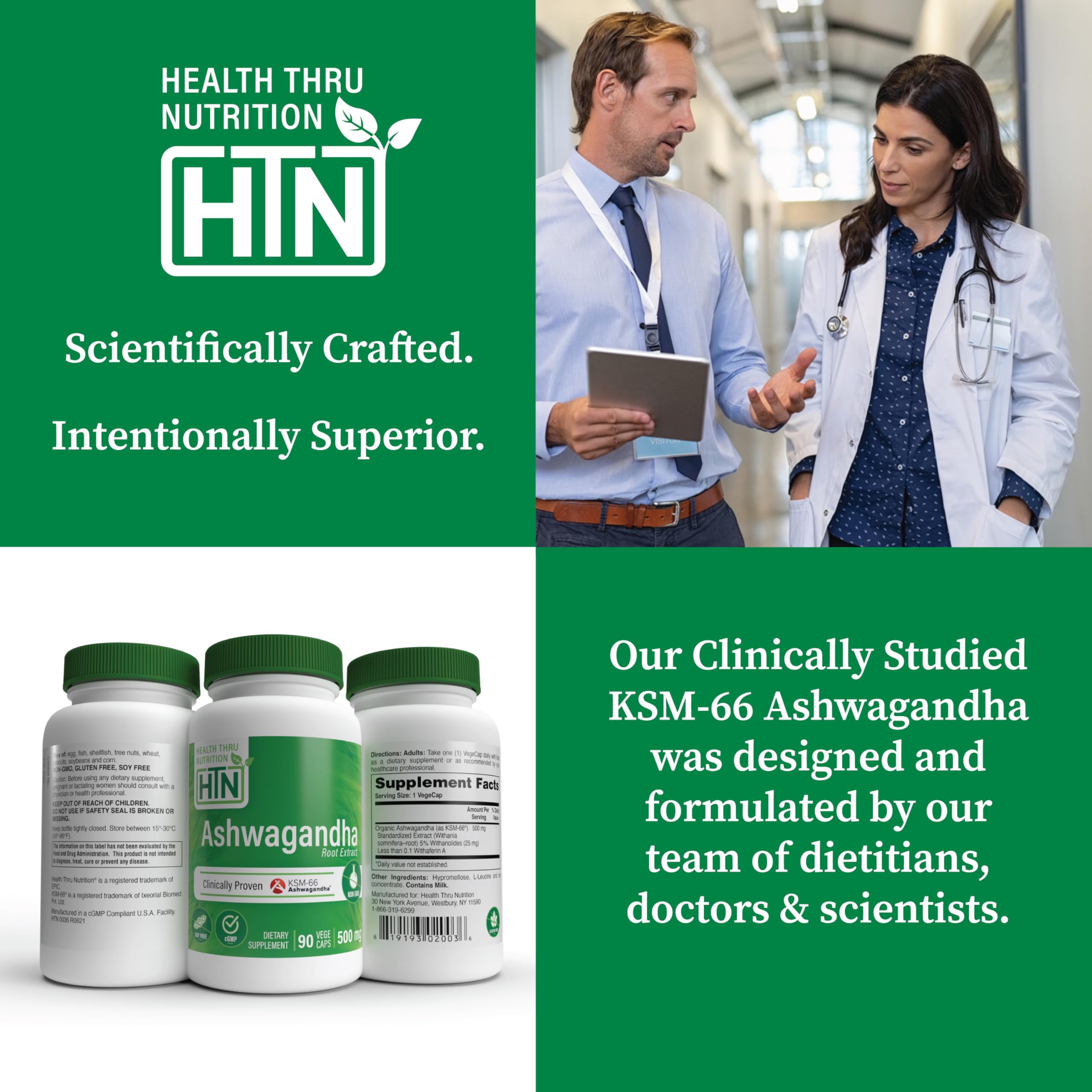 Graphic highlighting clinical studies for Ashwagandha KSM-66