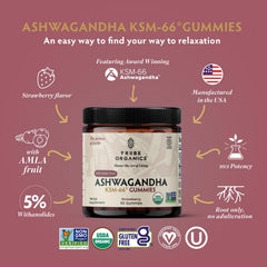 Tribe Organics Ashwagandha KSM-66 gummies packaging