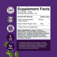 Ashwagandha with black pepper extract for absorption