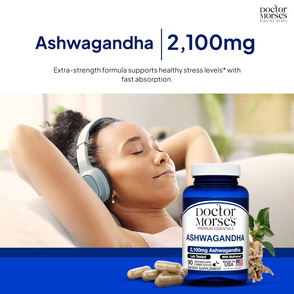 Ashwagandha powder and root extract 2100mg