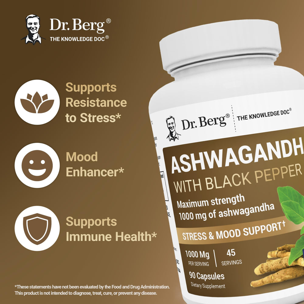 Ashwagandha root extract labeled 400mg