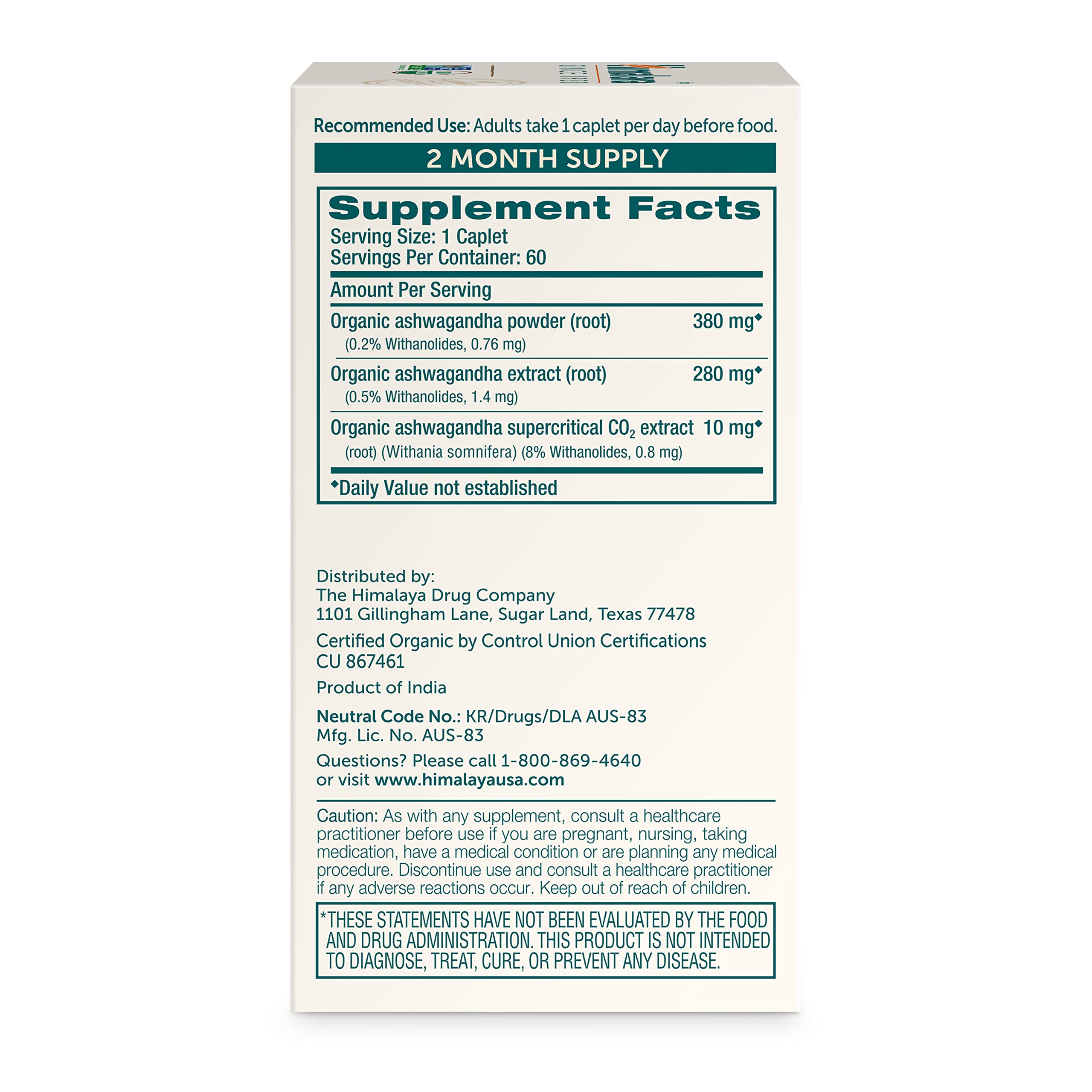 Ashwagandha stress relief capsules for daily use