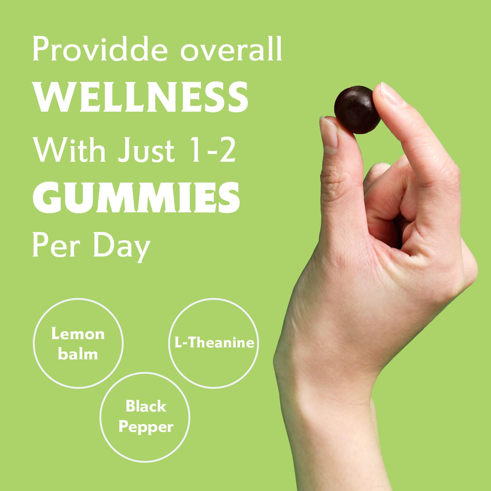 Gummies with 3000mg Ashwagandha per serving