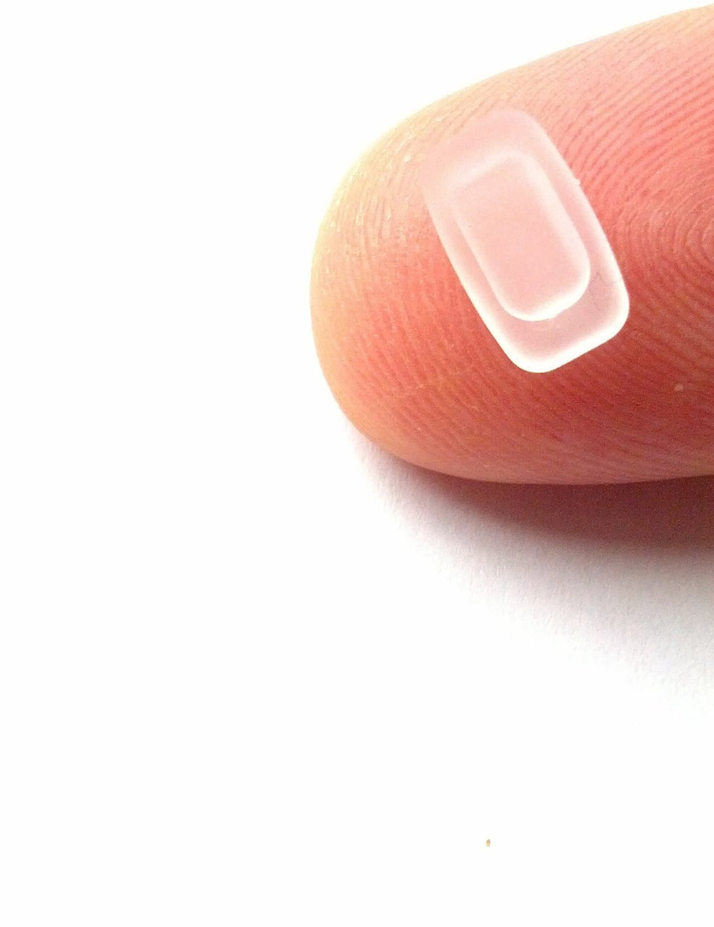 Three pairs of 11mm push-in nose pads for eyeglasses and sunglasses