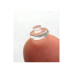 Close-up of soft silicone nose pads for glasses