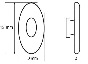 Packaging and 12 pairs of ASKANA nose pads for glasses.