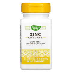 Bottle of Askshy Nature's Way Zinc Chelate 30 mg – 100 capsules