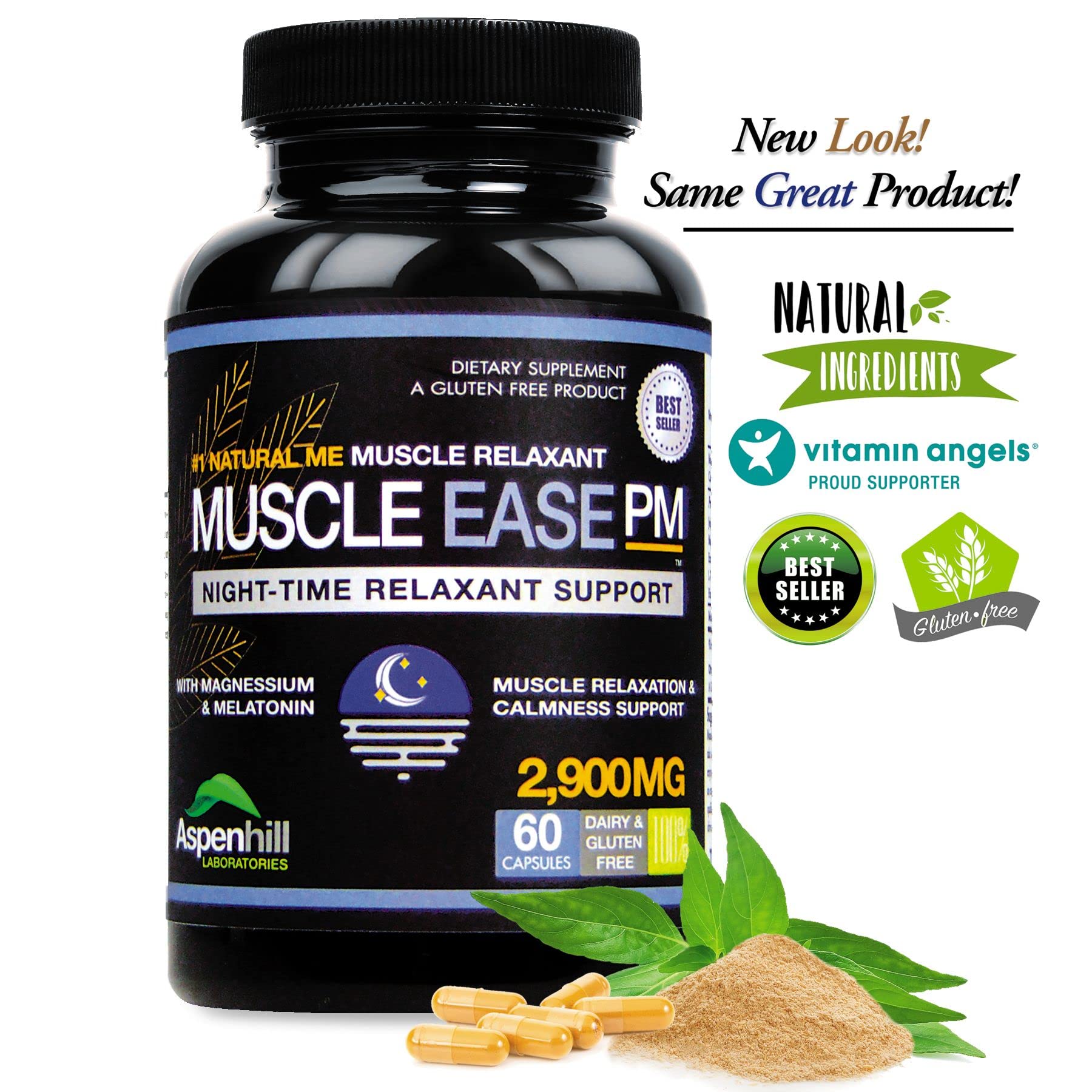 Close-up of the product label highlighting 2,900mg per serving