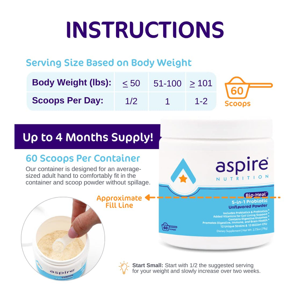 Child-friendly probiotic powder being prepared for kids