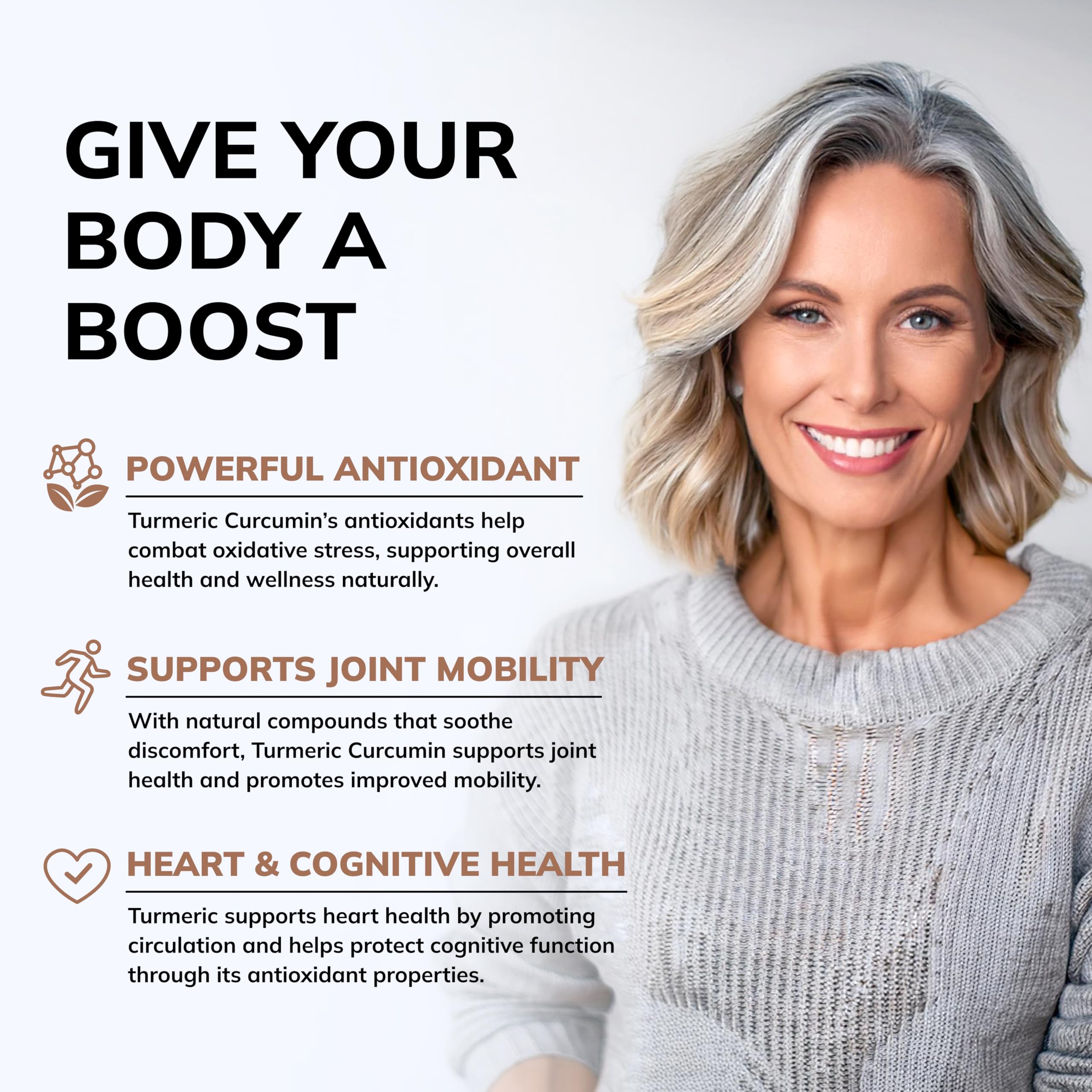 BioPerine black pepper extract on turmeric supplement bottle