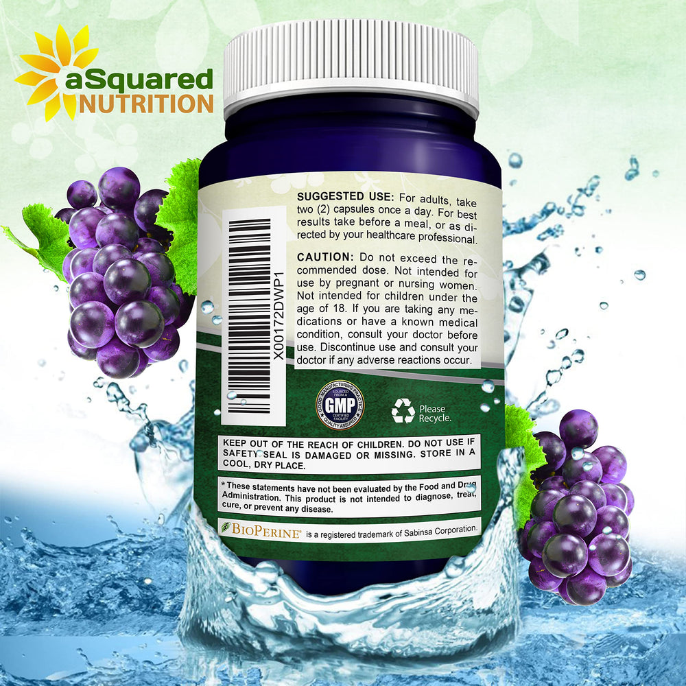 BioPerine absorption note on label