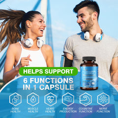 Open bottle with capsules spilled on a clean surface