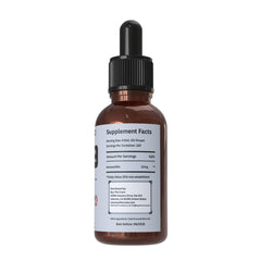 Astaxanthin liquid drops 2 oz bottle side view