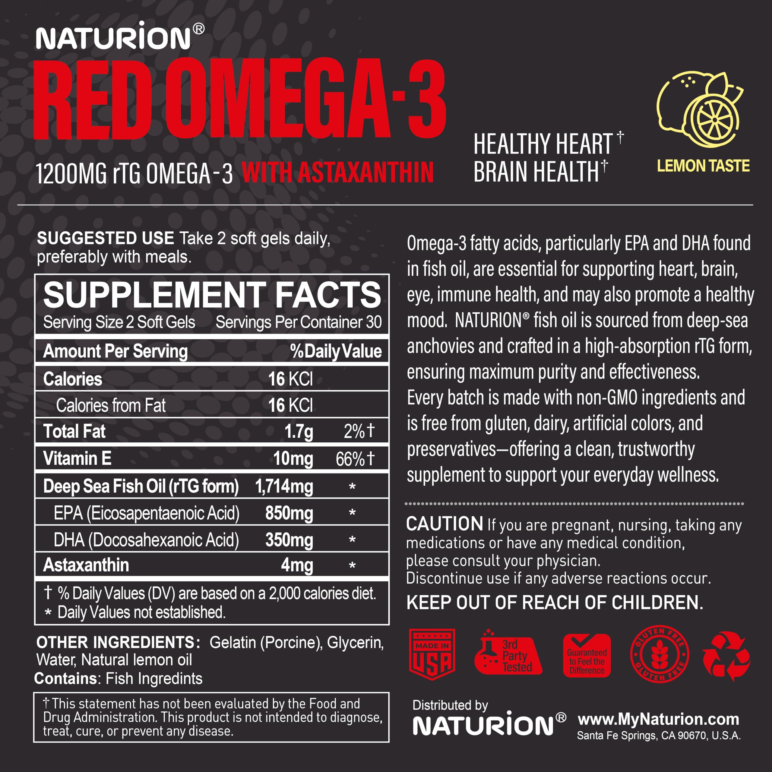 Astaxanthin and Vitamin E antioxidants illustration