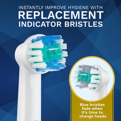 Easy click-and-go installation for Aster Oral-B heads