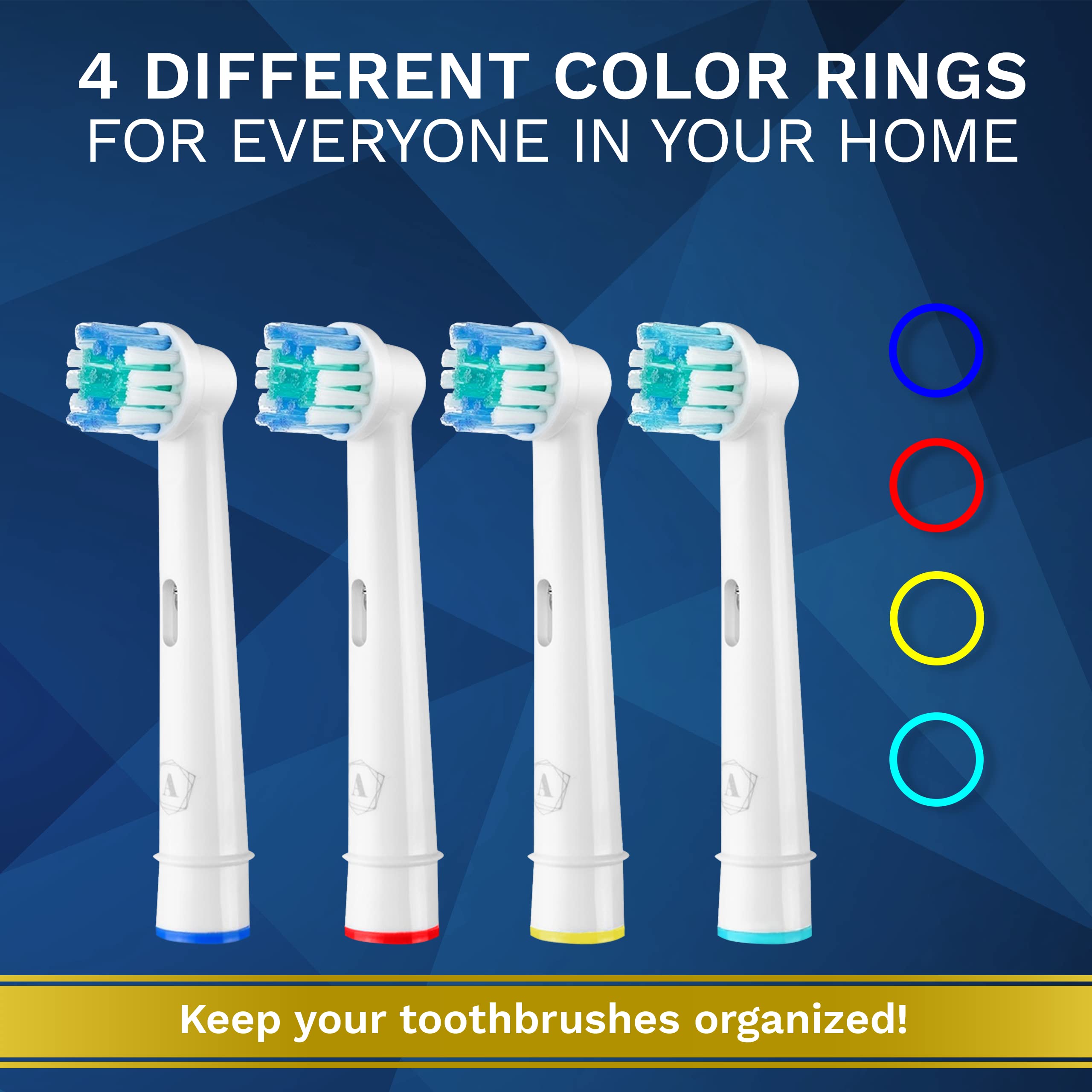 16-pack replacement heads for Oral-B Braun Professional brushes