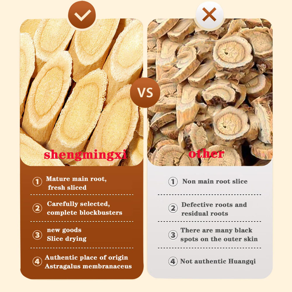 Natural Astragalus slices without additives