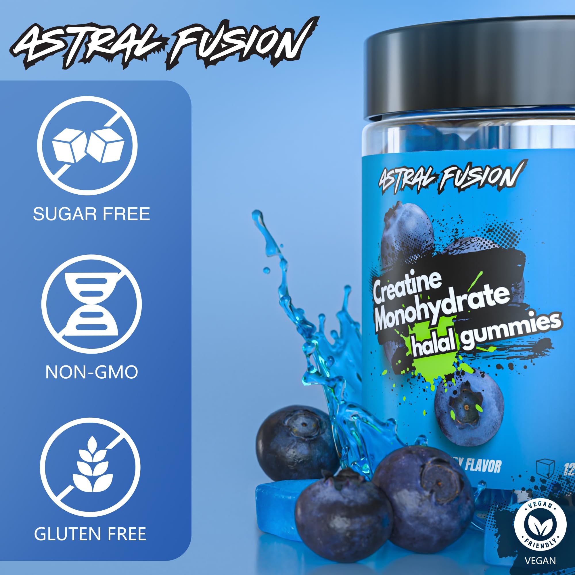 Unwrapped blue gummies ready to chew