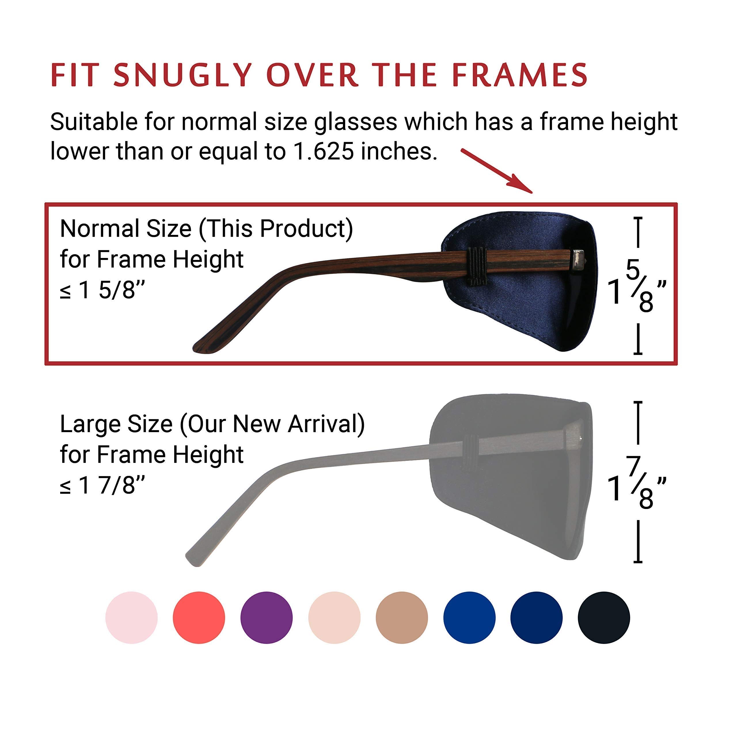 Child wearing Rocket design eye patch