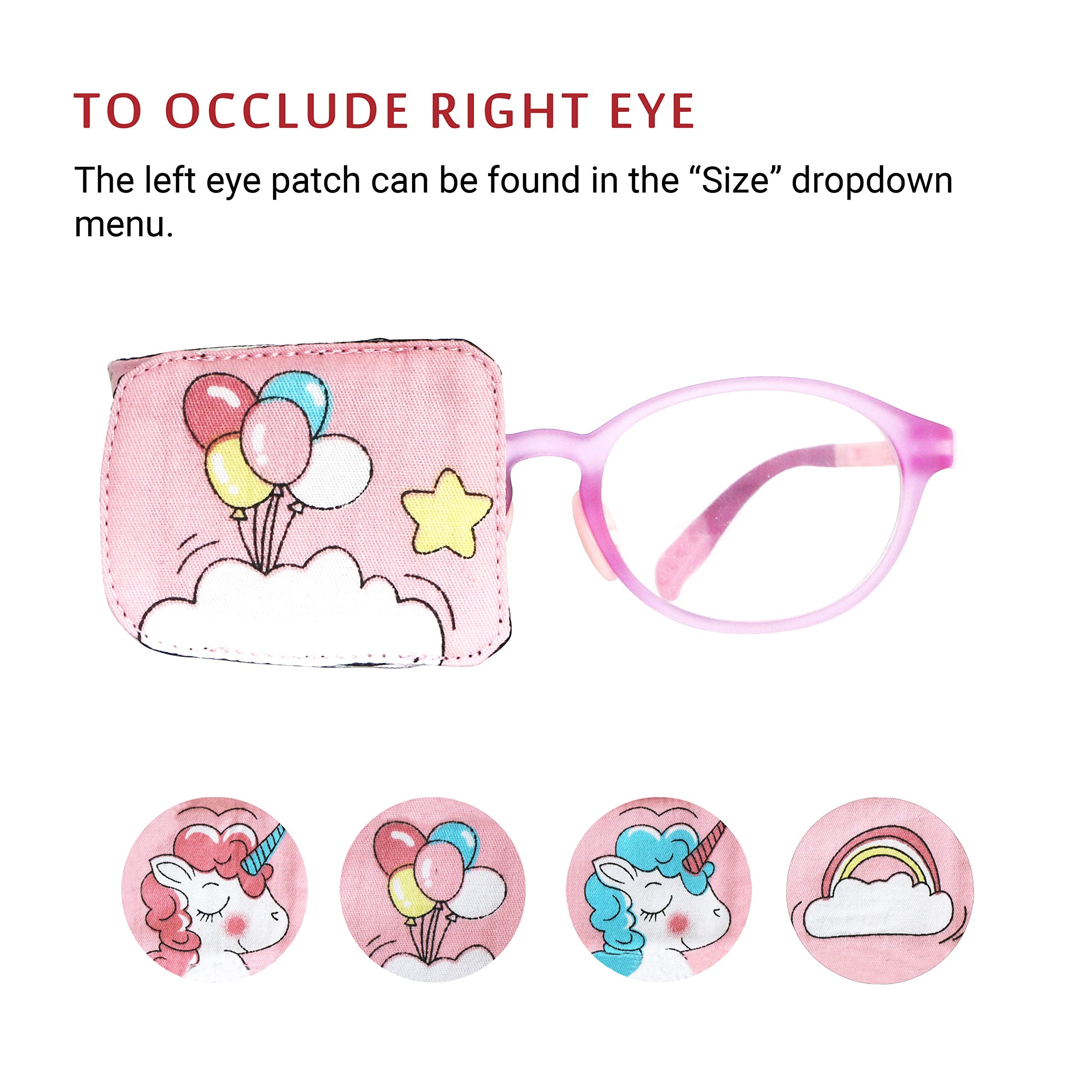 Blackout patch features preventing light leakage for therapy.