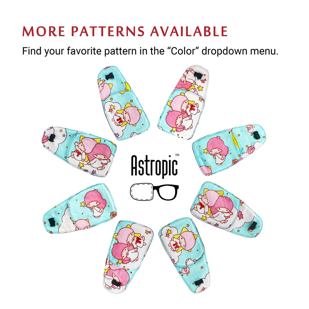 Fairy wand motif branding on Astropic eye patch