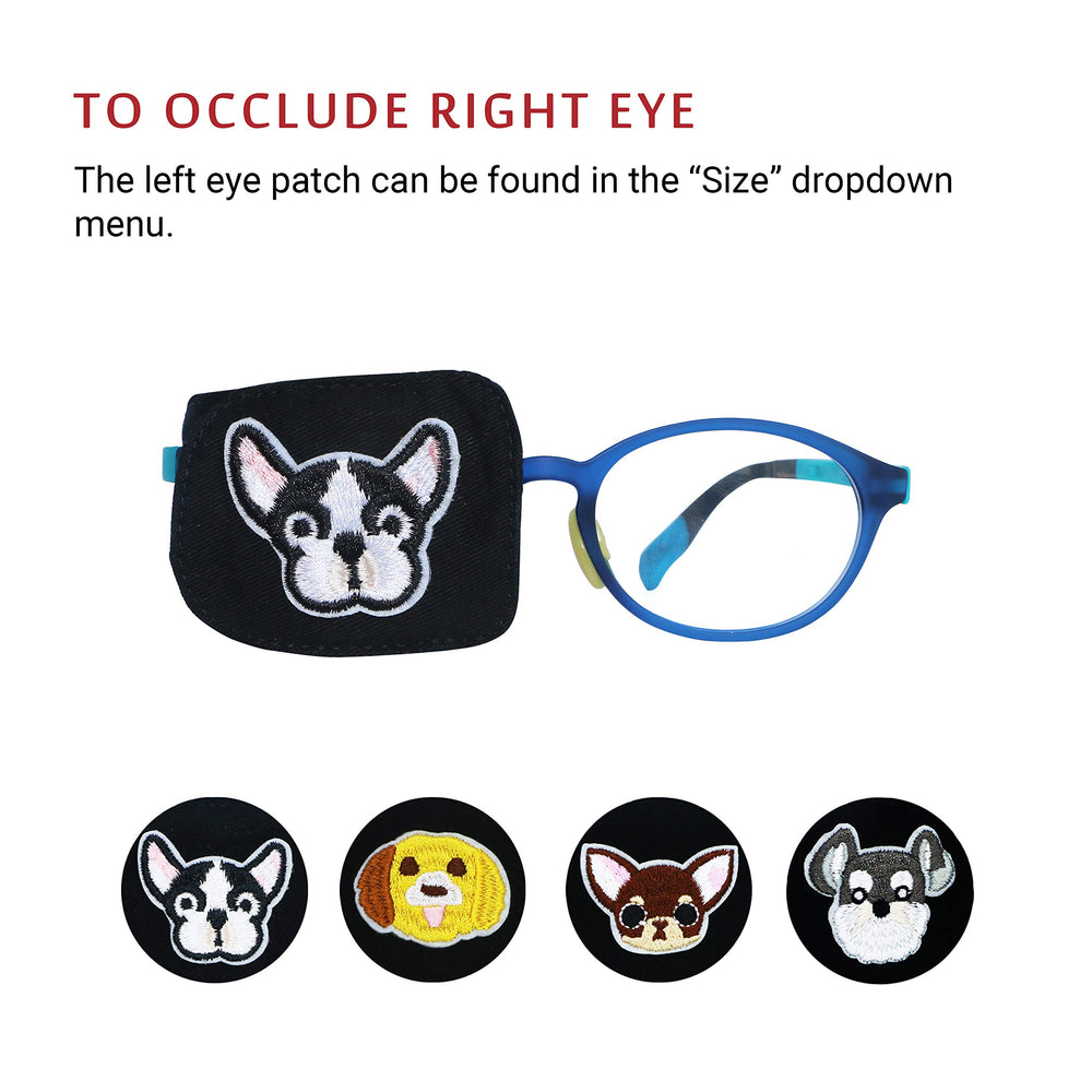 Eye patch placed in carrying case for storage