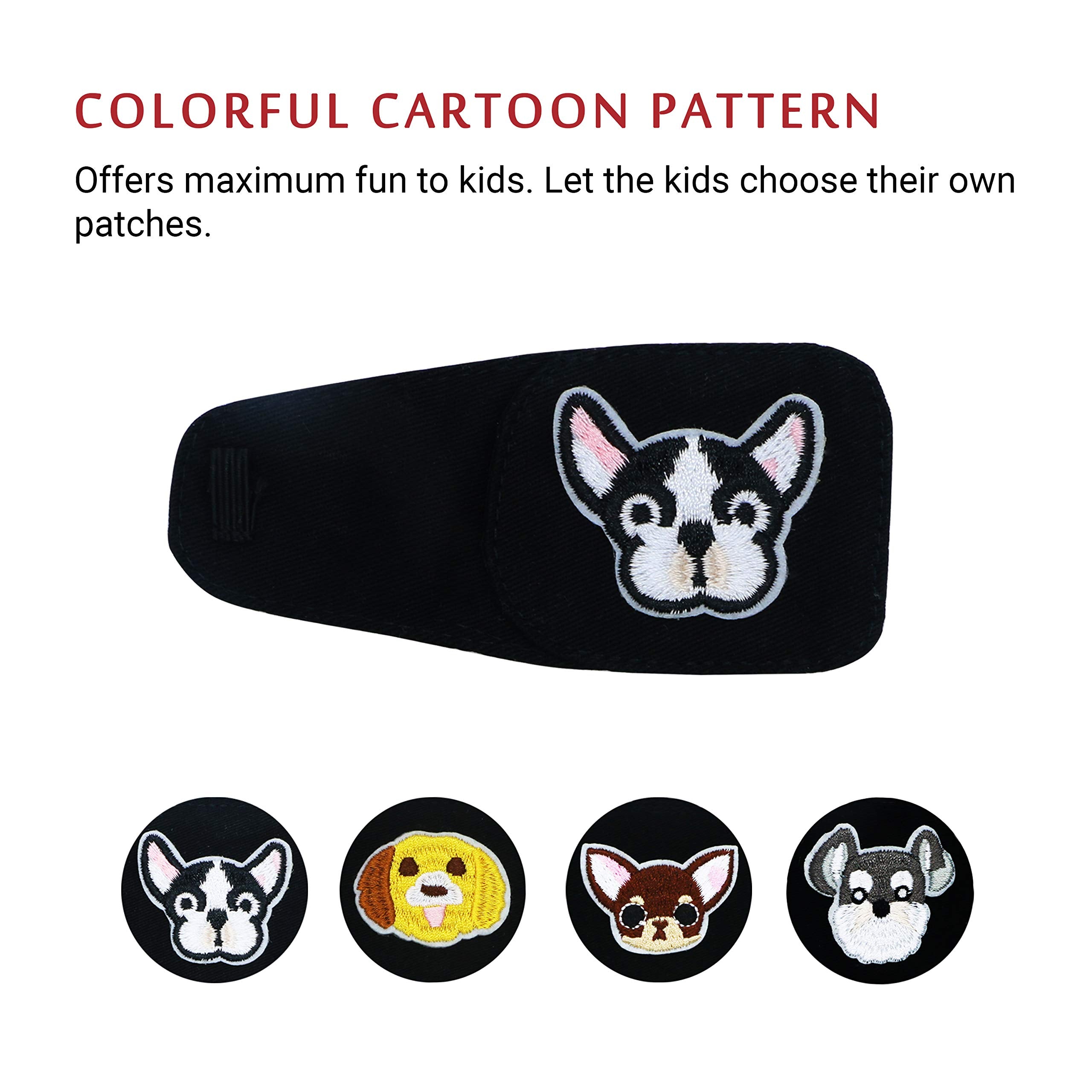 Patch showing blackout protection and no light leakage