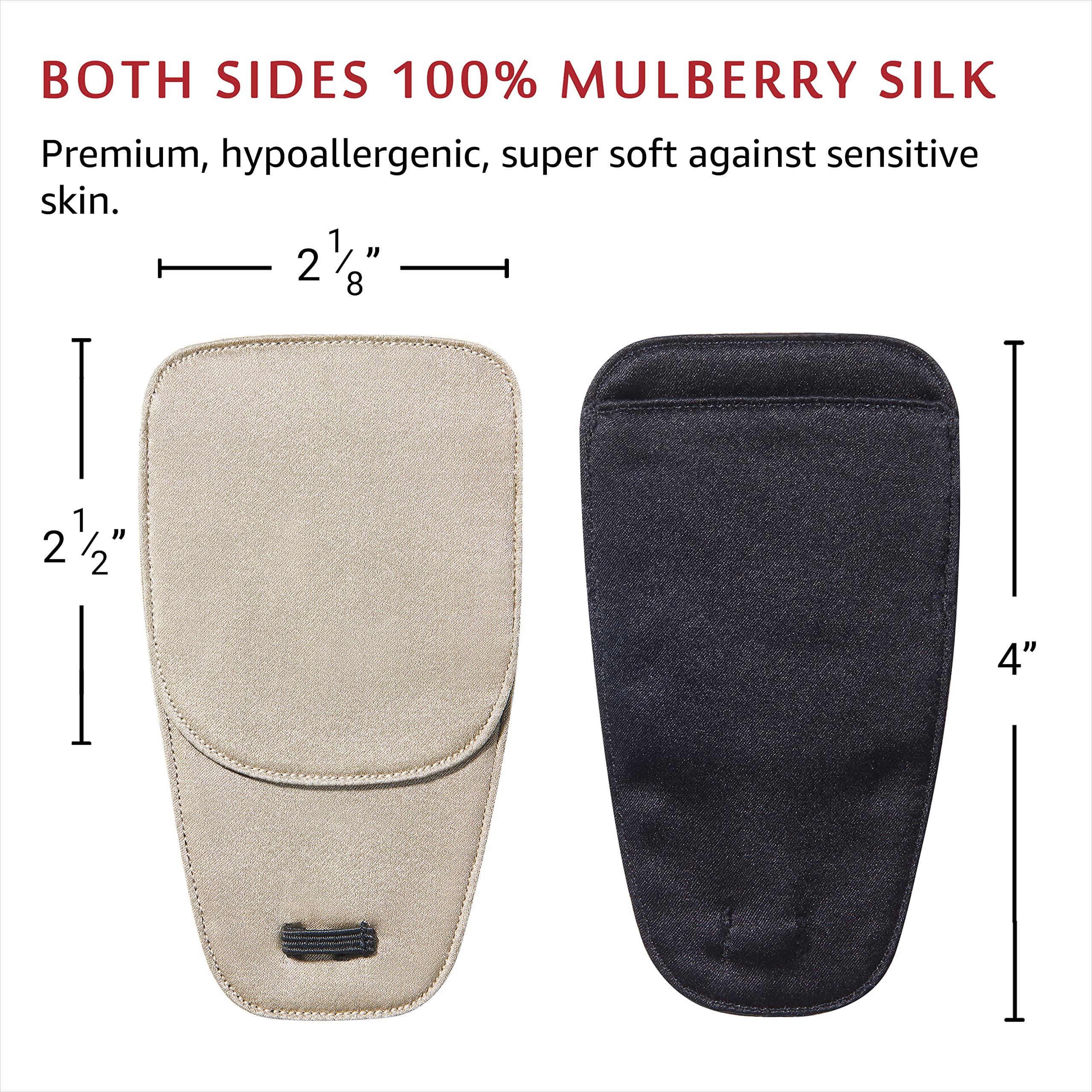 Patch shown on oversized glasses with over-glasses fit