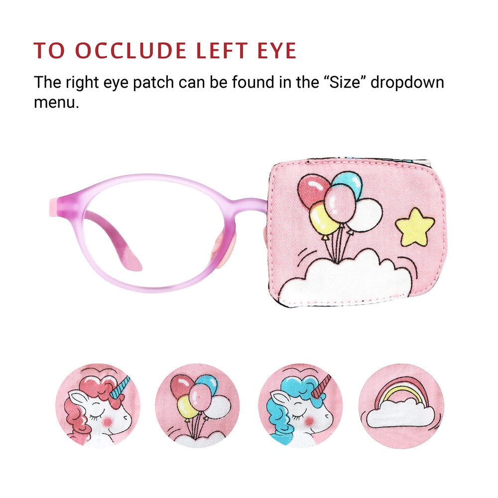 Washable and reusable left eye patch for sustainable use