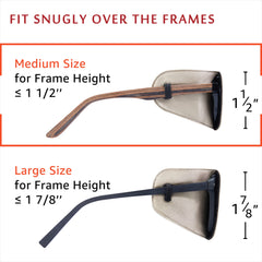 Close-up of the silk material and soft edge of the eye patch