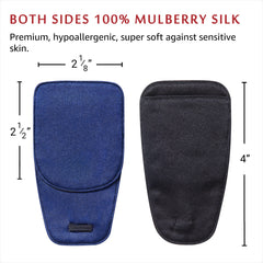 Lightweight over-glasses design showing patch does not pull on frames