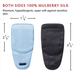 Over-glasses design showing patch alignment with glasses