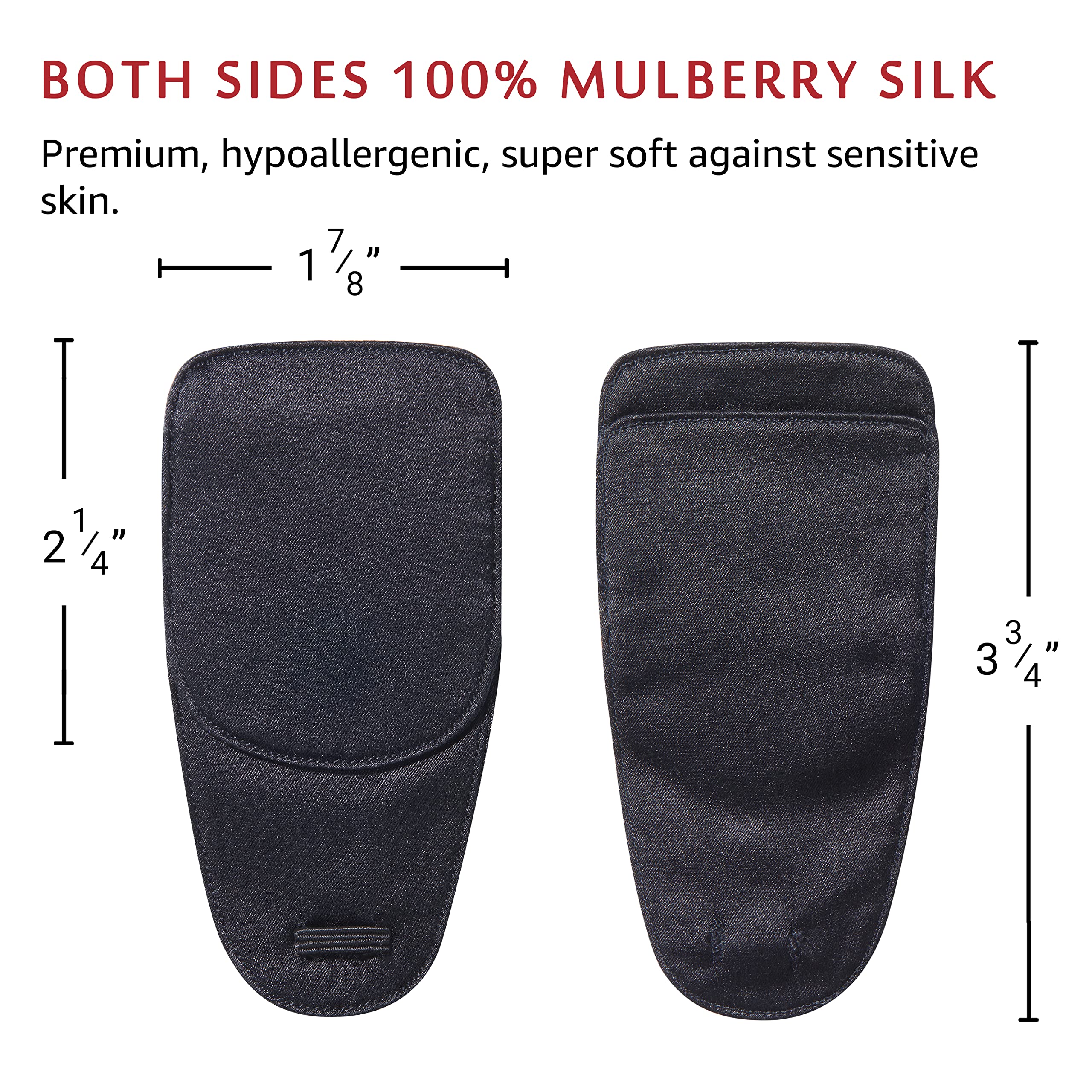 Close-up of breathable 100% Mulberry silk material