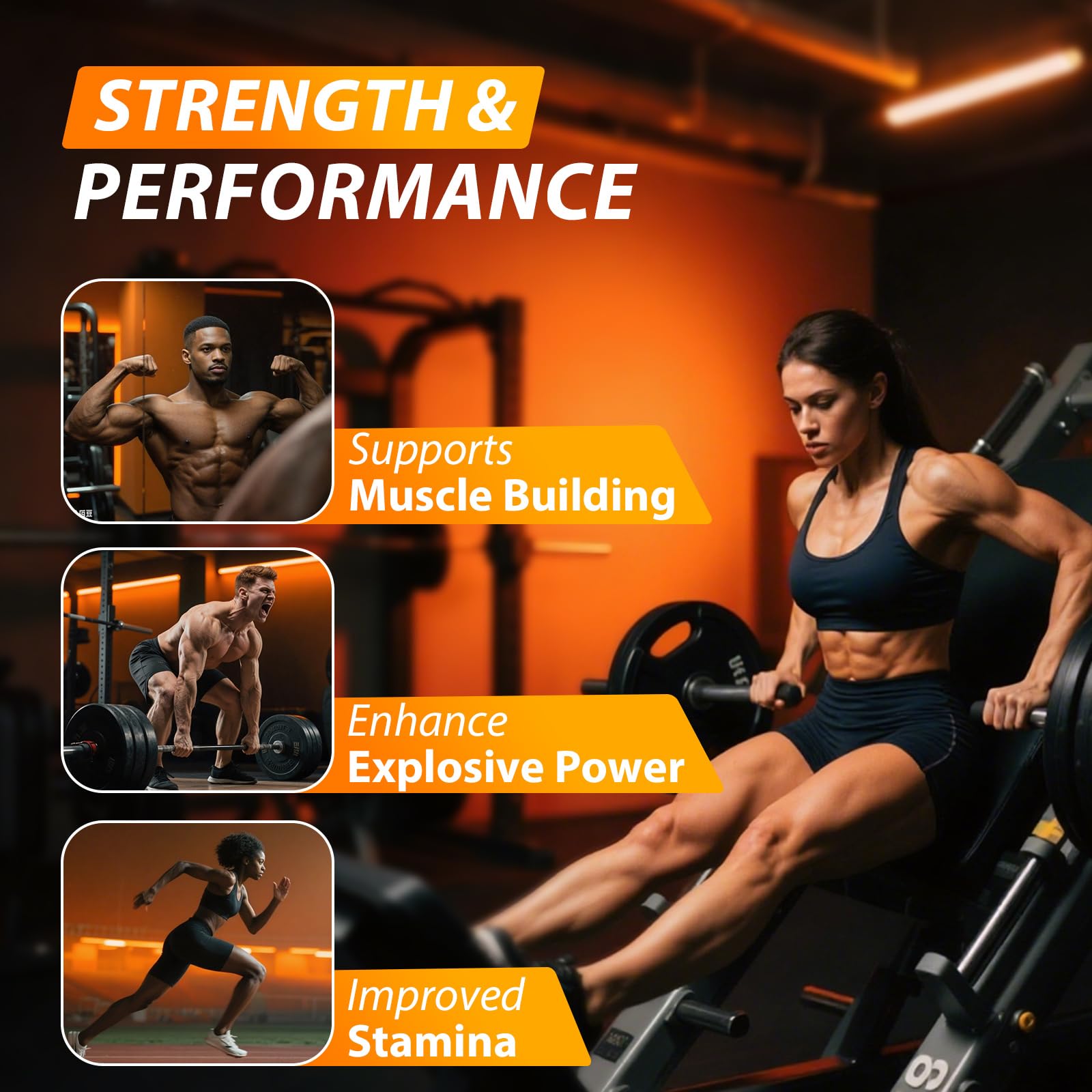 Product packshot showing container and 8500 mg claims