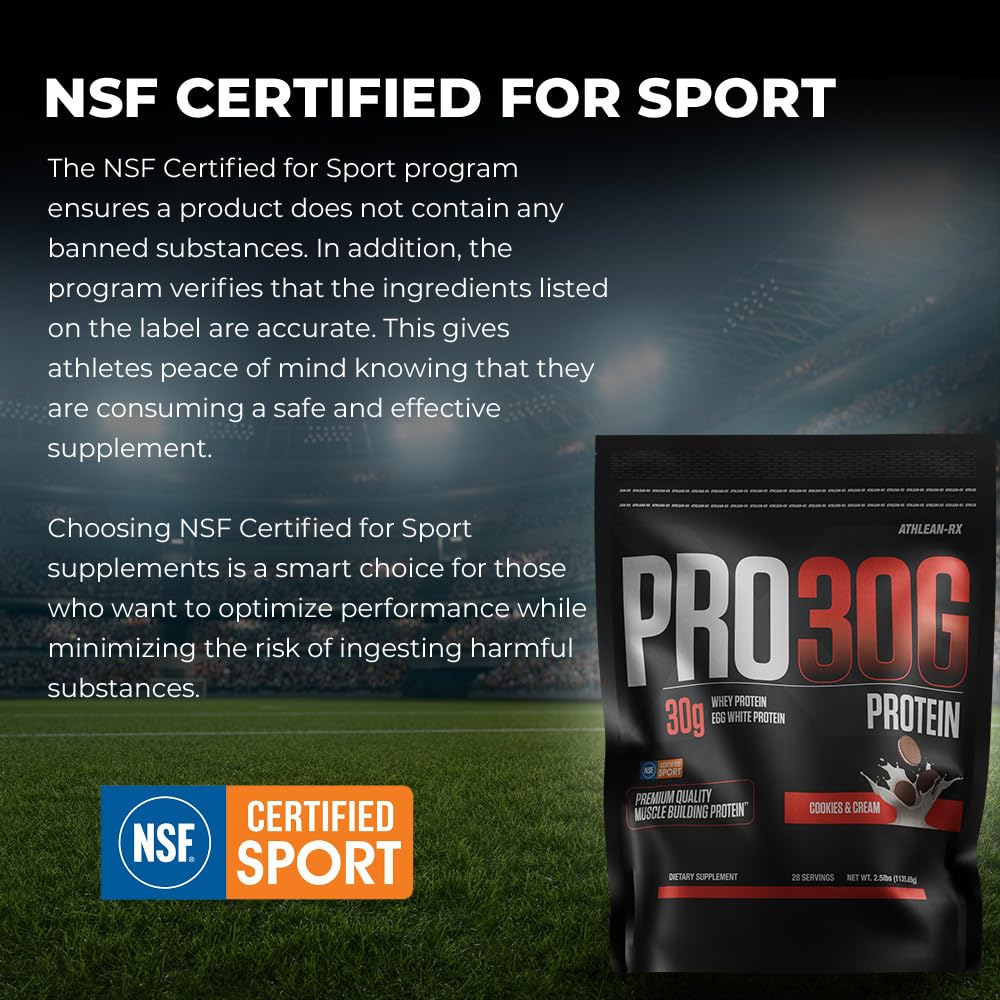 ATHLEAN-RX PRO-30G glass with shake illustrates convenient post-workout fueling