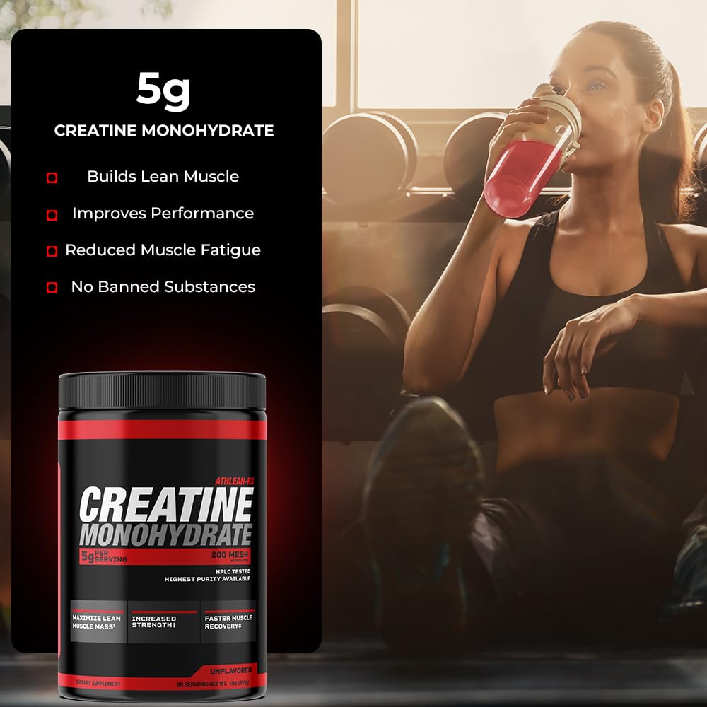 Micronized creatine supports ATP production for energy and recovery