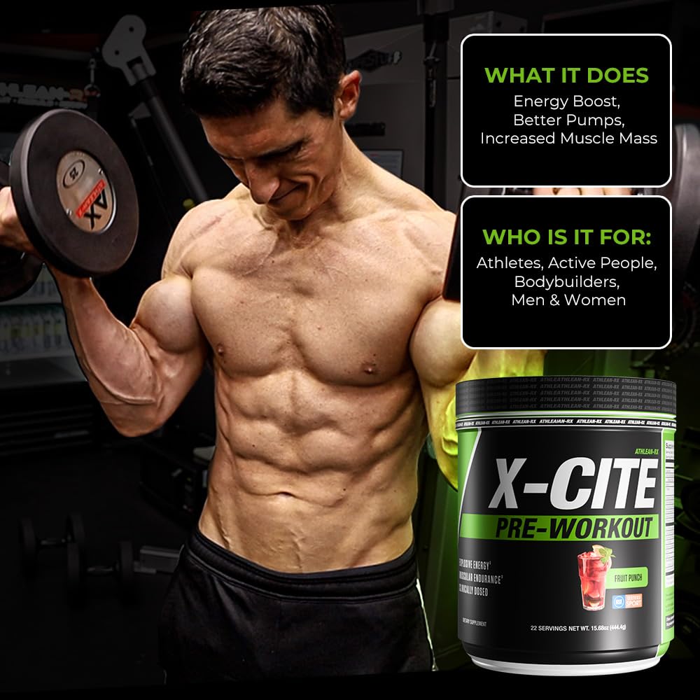 ATHLEAN-RX X-CITE fruit-punch-serve ready glass captures easy serving and great taste