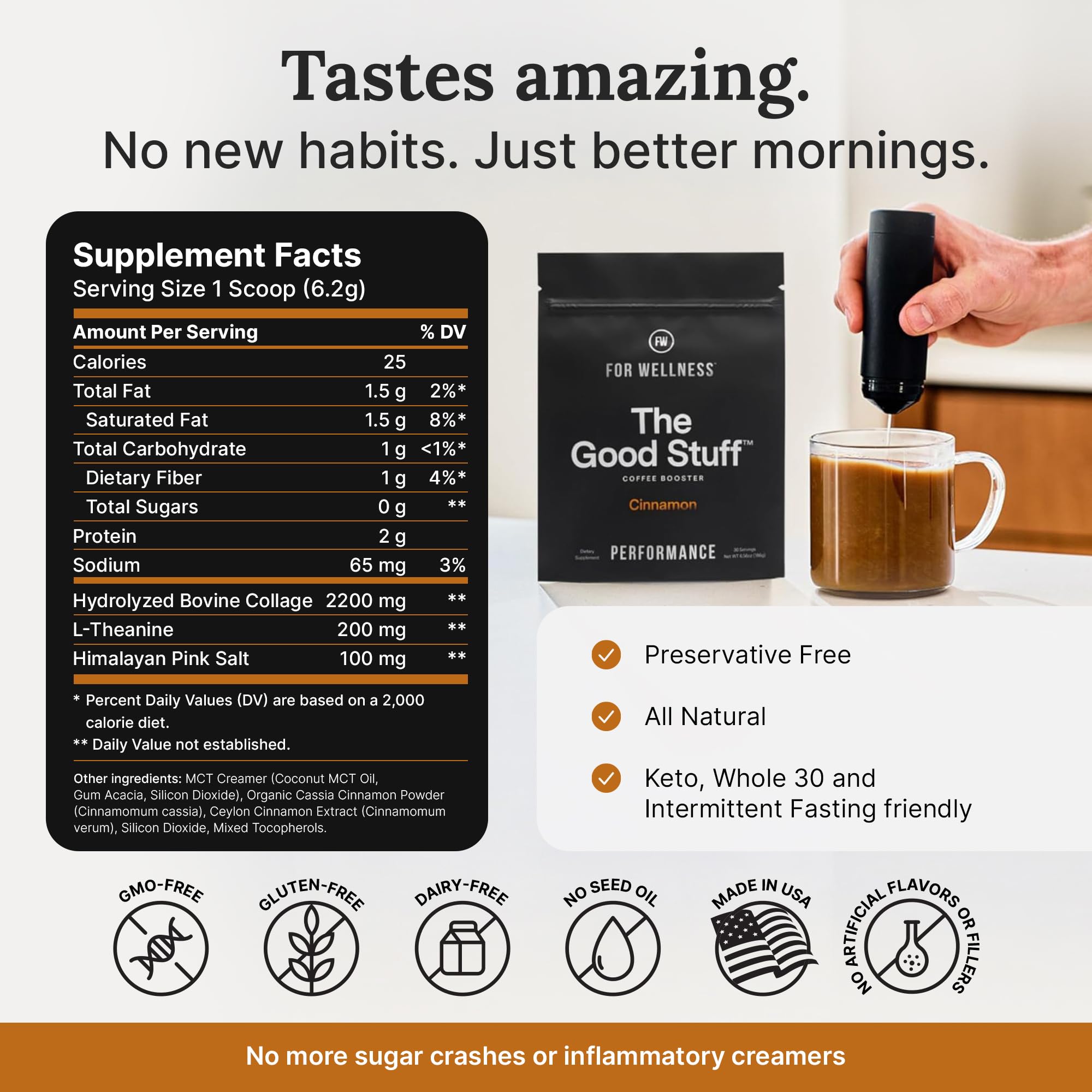 Athlete endorsing The Good Stuff Performance coffee booster